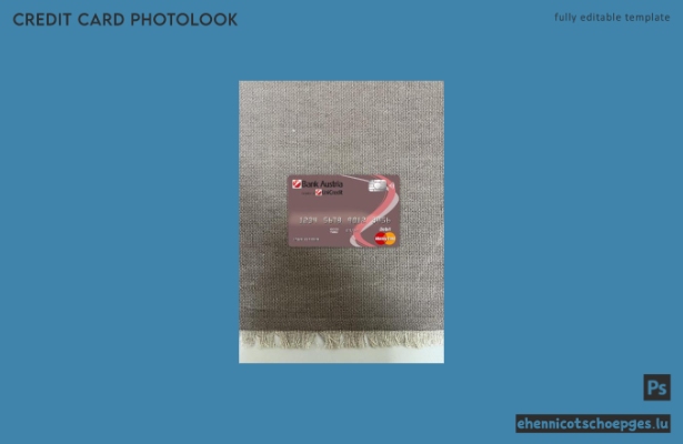 Austria Bank Austria Mastercard Fotoansicht Beispielvorschau